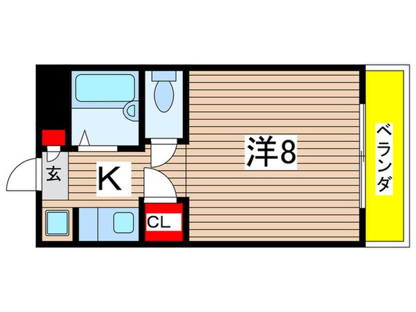 ハイツ松山の物件間取画像